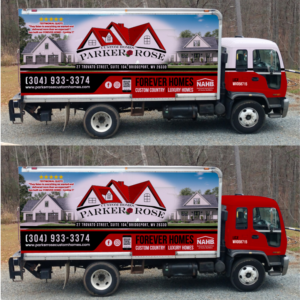 Parker Rose Custom Homes panel truck design  | Car Wrap-Design von Yoga Tri