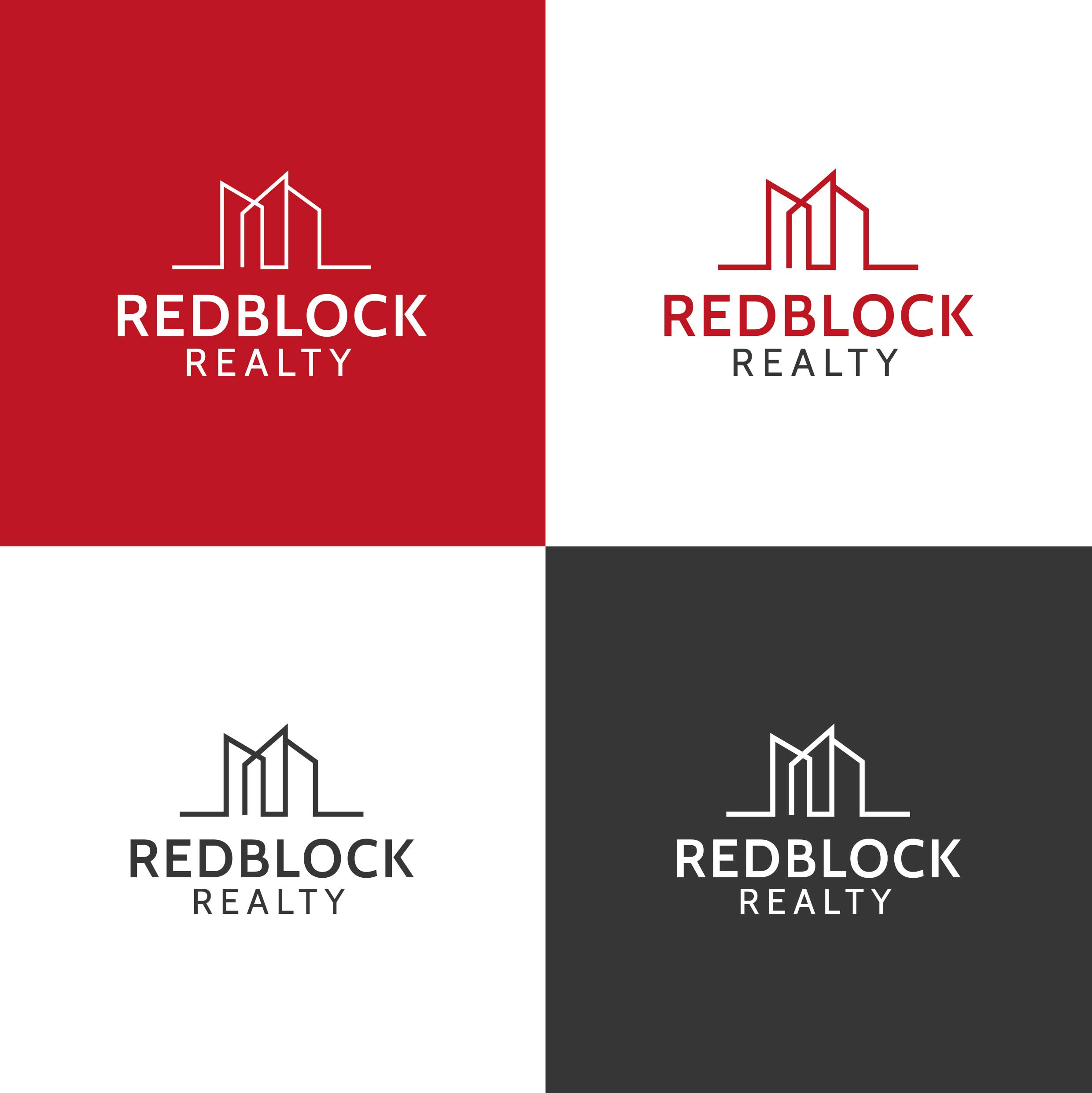 Logo Design by Anton for REDBLOCK Realty Inc. | Design #26002244