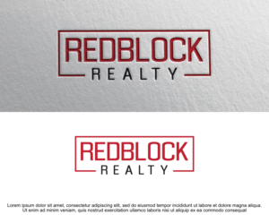 Logo Design by yozikurnia777 for REDBLOCK Realty Inc. | Design #25997543