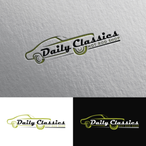 Daily Classics Hot Rod Shop | Logo-Design von Rii