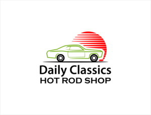 Daily Classics Hot Rod Shop | Logo-Design von BNdesigner