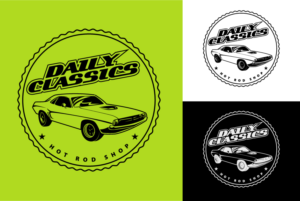 Daily Classics Hot Rod Shop | Logo-Design von ally designs