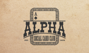 Alpha Social Card Club (or Alpha Social Poker Club) | Logo-Design von stealth_ferret