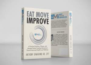 Eat. Move. Improve. Book Cover | Print Design by CreaTVIT