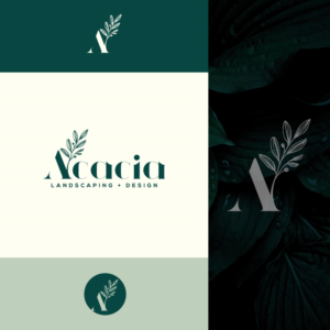 Acacia Landscaping + Design | Logo Design by ecorokerz