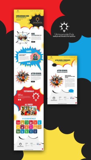 Web Design by nzdesigners for Unreasonable Kids College | Design: #26016952