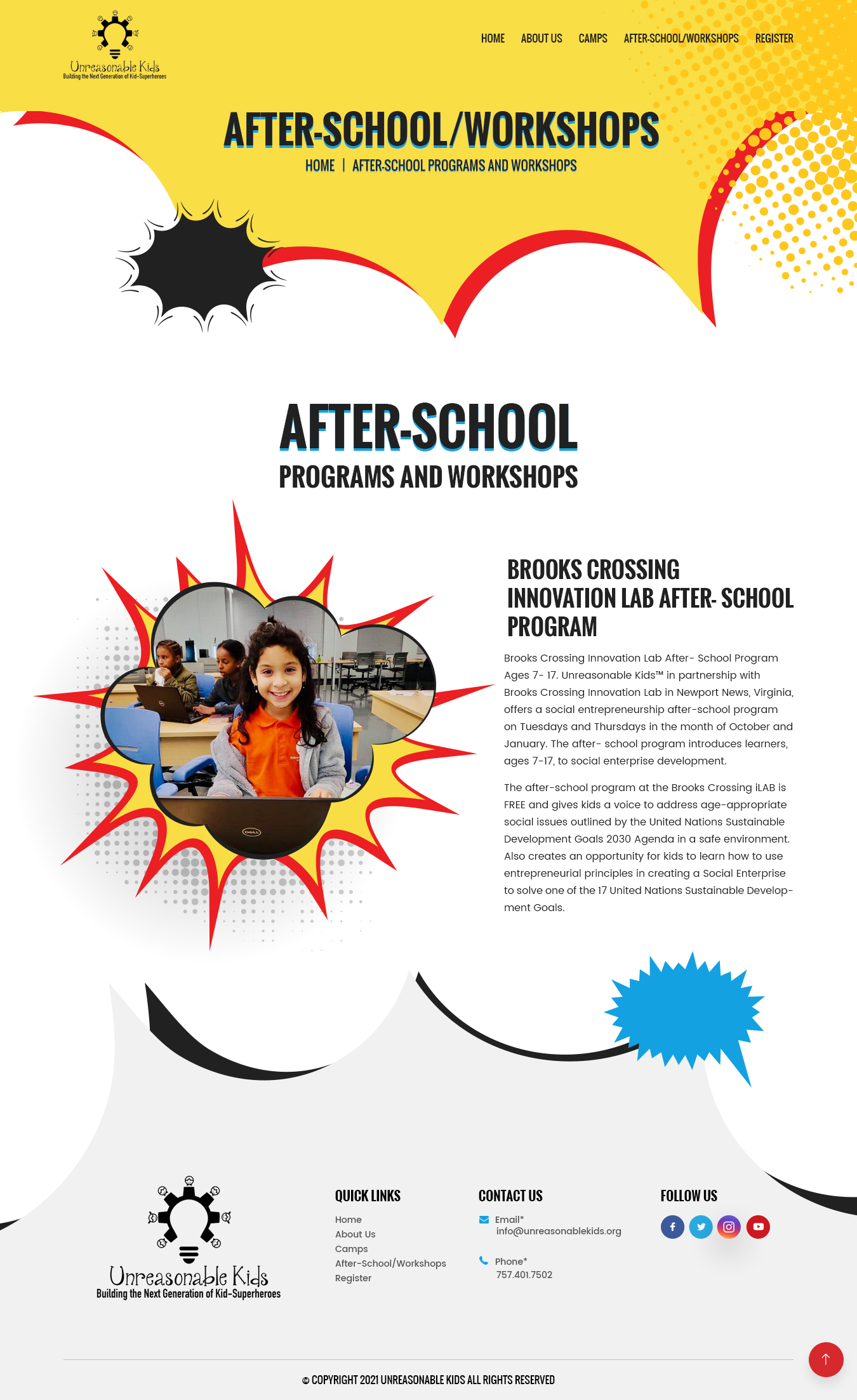 Web Design by nzdesigners for Unreasonable Kids College | Design #26016954