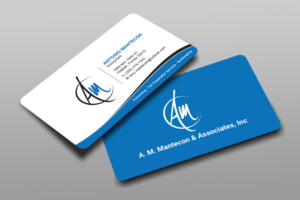 A. M. Mantecon & Associates, Inc | Business Card Design by Uttom 2