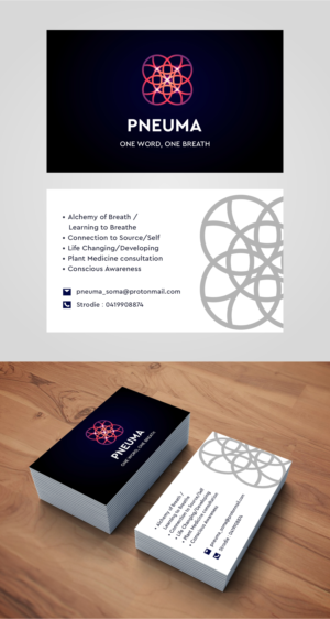 Pneuma....One Word, One Breath | Business Card Design by Omee