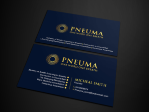 Pneuma....One Word, One Breath | Business Card Design by Tripti Ranjan Gain