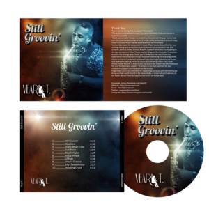 Smooth Jazz CD Design titled Still Groovin’ | CD Cover Design by Wally_F