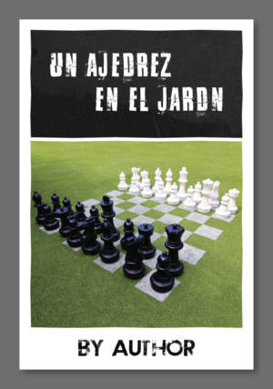 A Chess in the garden.  | Book Cover Design by Titan Solbiz