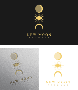 New Moon Records | Logo Design by Ana 15