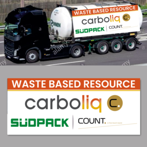 Promotion of the collaboration between COUNT, Carboliq, and Südpack on a recycling project | Banner Ad Design by ecorokerz