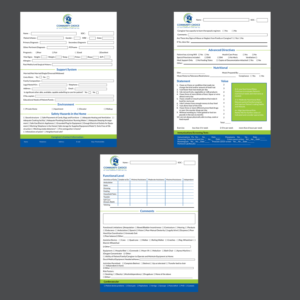 Community Choice Home Care-Nursing Assessment Form | Word Template Design by Schöpfer