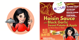 Asian Lady Character design for a sauce label  | Graphic Design by Elizaveta M