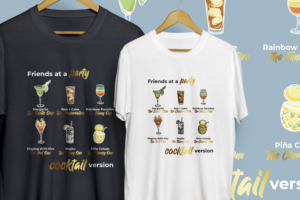 Alcoholic Party Shirt Contest - many followed orders | T-shirt Design by RebecaParra