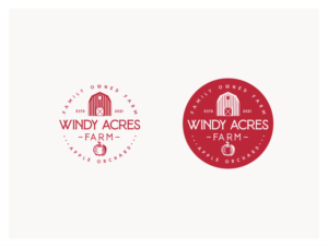 Windy Acres Farm Apple Orchard | Logo Design by wonderland