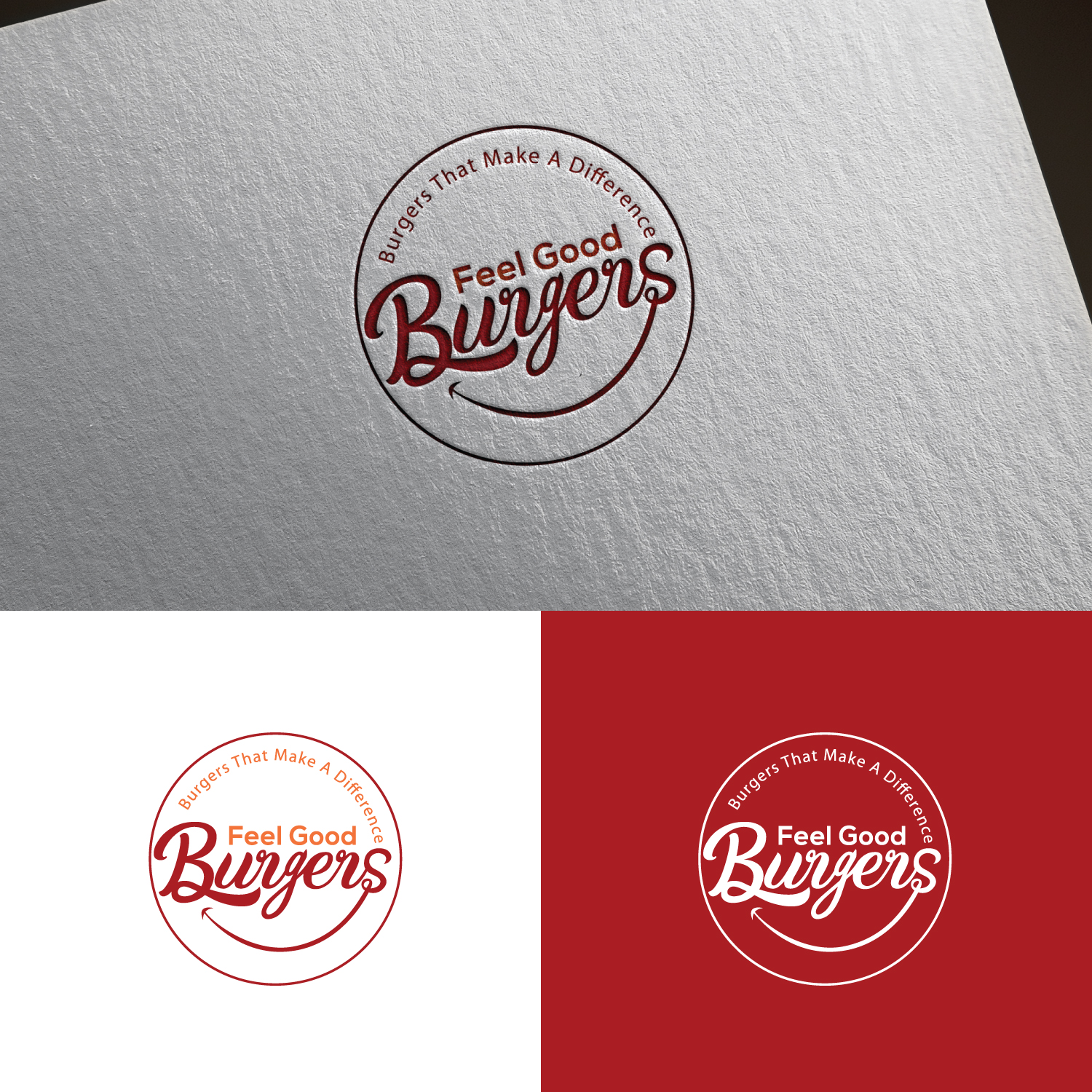 Logo Design by sankar999 for Feel Good Corp PTY LTD trading as Feel Good Burgers | Design #26051234