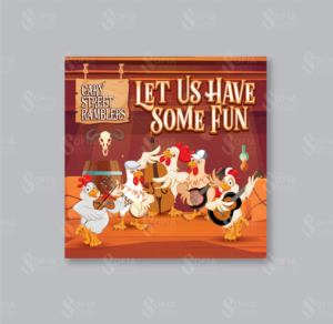 CD/Music Release Cover titled Let Us Have Some Fun | CD Cover Design by SofiaDesignStudio