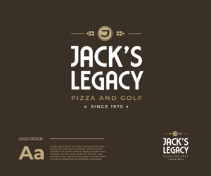 Would like the name "Jack's Legacy" as well as "Pizza and Golf" worked in somehow | Logo Design by Ng V Duc