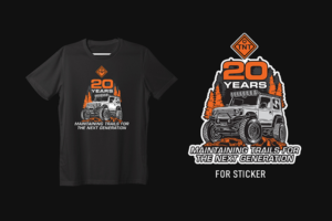 Off-road 4x4 club needs 20 year anniversary logo | Graphic Design by desainerd