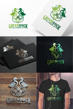 Logo Design by kidnepp for Green Duck Farm | Design #26094310