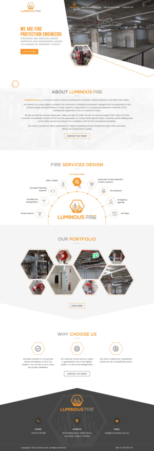 Redesign Website for Luminous Fire | Web-Design von Sbss