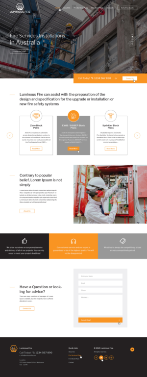 Redesign Website for Luminous Fire | Web-Design von Ved Web Services