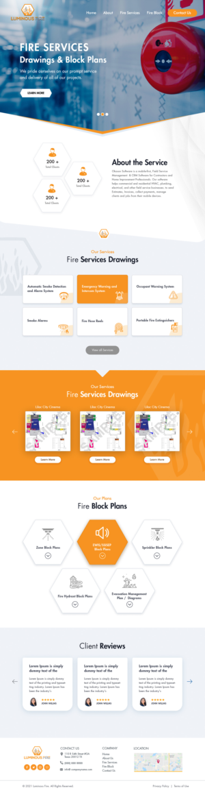 Redesign Website for Luminous Fire | Web-Design von Shijo John