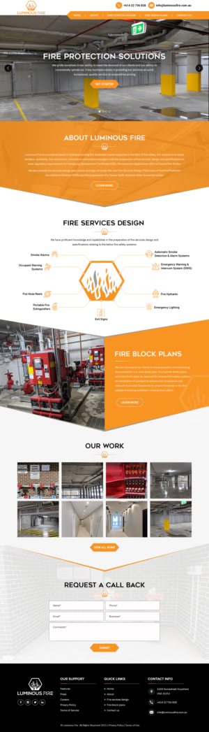 Redesign Website for Luminous Fire | Web-Design von Titan Eagle