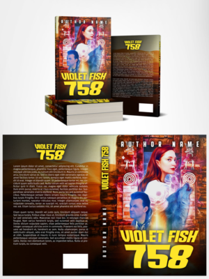 Violet Fish 758  Sci-Fi Book Cover | Book Cover Design by Estratosphera