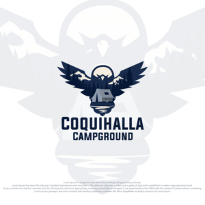 Coquihalla Campground | Logo-Design von ecorokerz