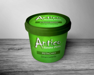 Antico Gelato Pints  | Packaging Design by Sonnet Arts