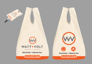 CSR Cotton Bag for energy retailer customers | Bag and Tote Design by Petter Goms