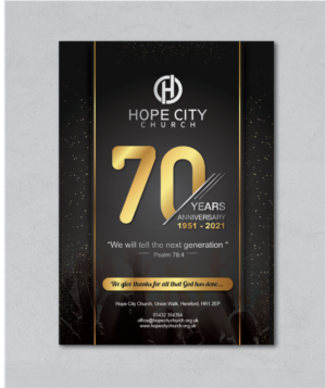 Hope City Church 70th Anniversary  | Flyer Design by alex989