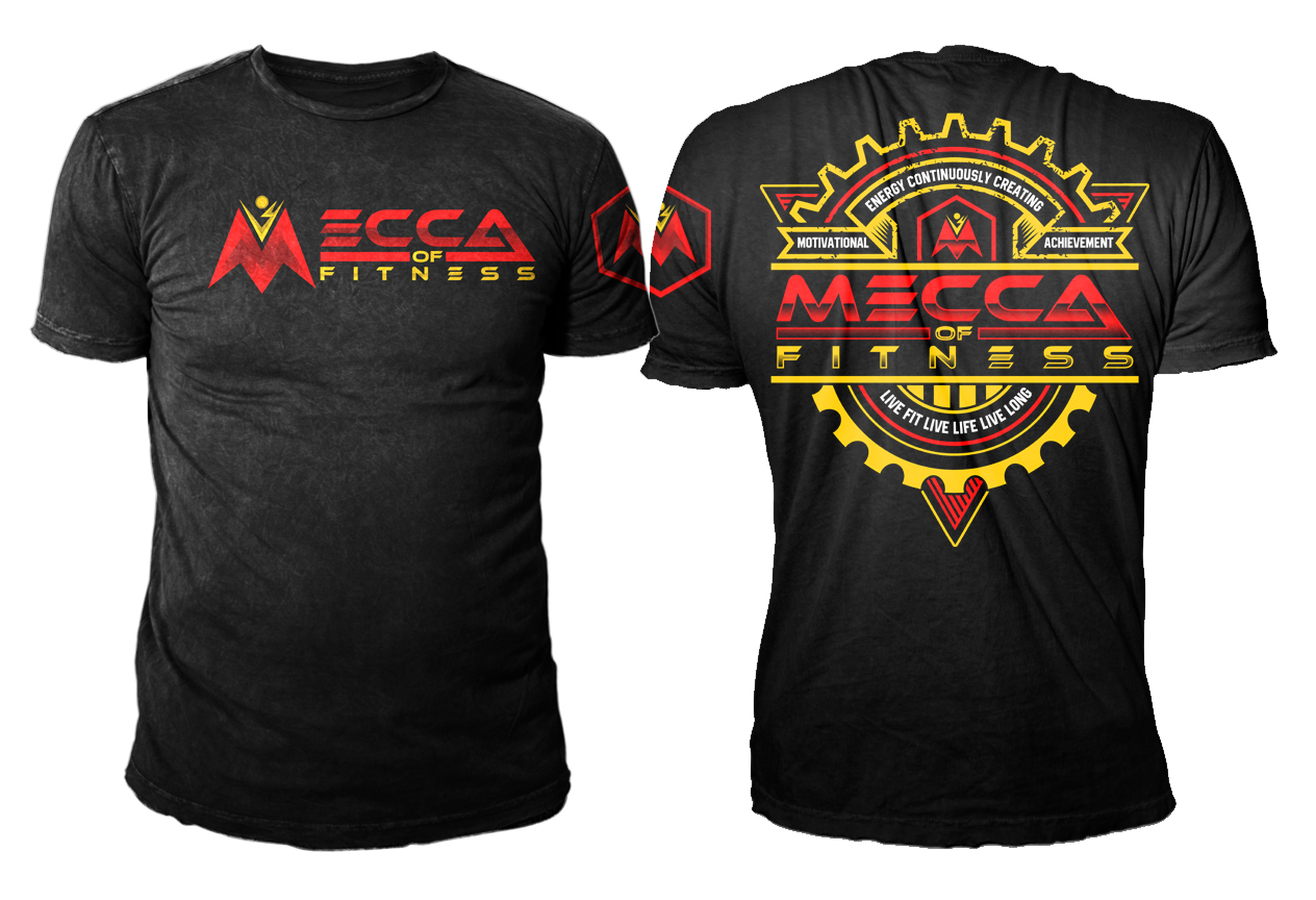 T-shirt Design by Bayu_susilo for Mecca of Fitness | Design #26104880