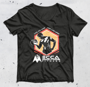 T-Shirt Design for Fitness Brand | T-shirt Design by Alaya