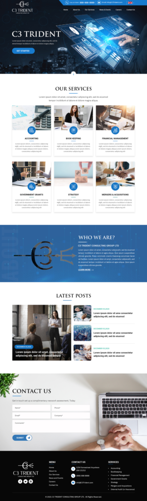 C3 Trident Consulting Group Ltd - Website Design | Web-Design von Titan Eagle