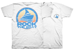 T-shirt design needed for fun boat lifestyle apparel start-up.** | T-shirt Design by badpixelarts