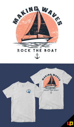 T-shirt design needed for fun boat lifestyle apparel start-up.** | T-shirt Design by Uprinteez