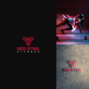 Red Stag Fitness | Logo-Design von JohnM.