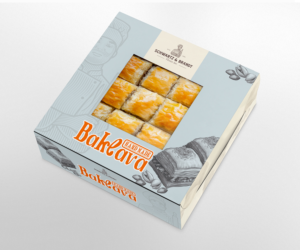 Baklava Out of The Box Package  | Packaging Design by Luniere Designs