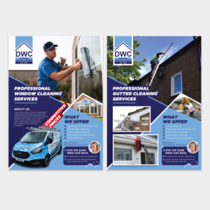 A5 Flyer for Window Cleaning Company | Flyer Design by Souvik Roy (Alex Pro)