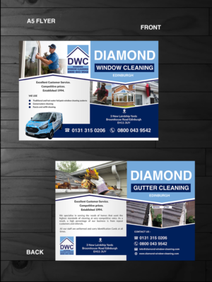 A5 Flyer for Window Cleaning Company | Flyer Design by innovative earth