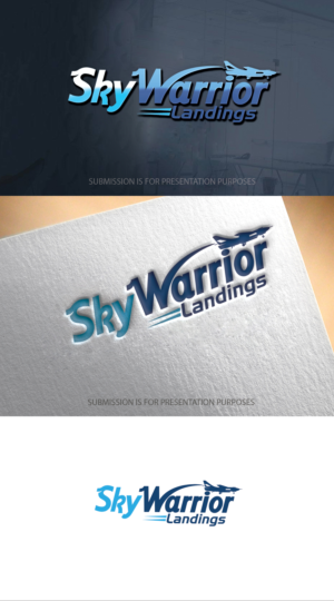 SkyWarrior Landings | Logo Design by graphicevolution