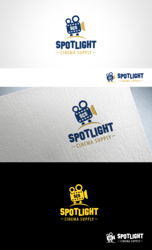 Spotlight Cinema Supply | Logo Design by Taya Bright