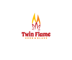 Twin Flame Herb & Glass | Logo Design by Buck Tornado