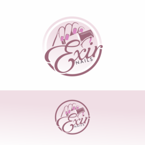 Exir Nails | Logo Design by luckdesign