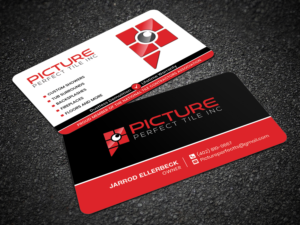 Picture Perfect Tile Inc. Business Card | Business Card Design by Sandaruwan